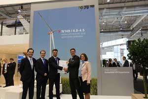 Nordex Group obtains TÜV SÜD certification for N149 turbine Nordex certificate