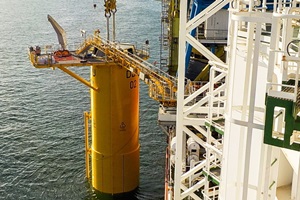 First foundation installed at the Deutsche Bucht Offshore Wind Farm Van Oord installs first foundation deutsche bucht OWF
