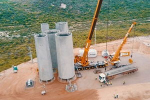 Nordex manufactures its 1000th concrete tower for its own wind turbines Concrete tower Nordex
