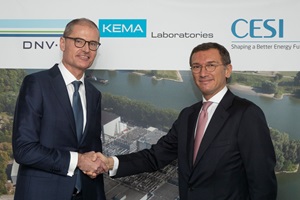 Ditlev Engel, CEO of DNV GL - Energy and Matteo Codazzi, CEO of CESI DNV GL CESI