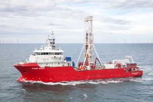 Geotechnical drilling vessel Fugro Scout Geotechnical drilling vessel Fugro Scout