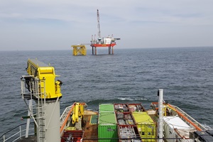 Rhenus supplies the Borssele Alpha offshore platform Rhenus Offshore Logistics Borssele OWF