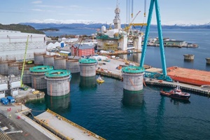 Aker Solutions completes first phase of the Hywind Tampen construction Aker Solutions Hywind Tampen