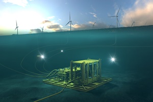 Aker Offshore Wind unveils underwater substation for floating offshore wind in UK Aker offshore wind underwater substation