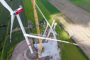 Nordex installs first N163/5.X turbine Nordex installs first N1635X turbine
