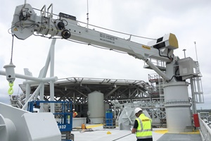 Palfinger performs Factory Acceptance Tests for offshore wind farm in Taiwan remotely Palfinger Greater Changhua OWF Taiwan