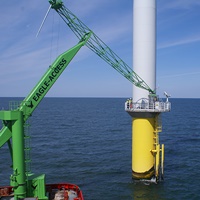Eagle-Access system tested at Horns Rev 2 offshore wind farm eagle access system