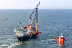 Installation of foundations of Hollandse Kust Zuid offshore wind farm started offshore construction of the hollandse kust zuid