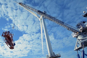 Ampelmann has signed its first contract in the US offshore wind sector Ampelmann cargo hoist 300 200