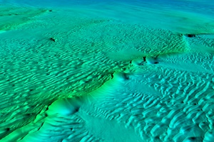 Bathymetry of the Awel y Môr site Bathymetry of the Awel y Môr site
