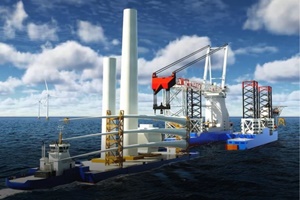 ONP Management and Boston-based Renewable Resources International has developed the Jones Act compliant transport and installation vessel solution Feederdock Feederdock