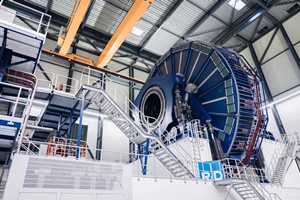 Test system for wind turbines reuses 90% of its power consumption HALT XL full size 300 200