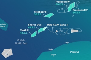 RWE submits bids for five offshore wind farms in Poland Map RWE Offshore PolishBalticSea EN