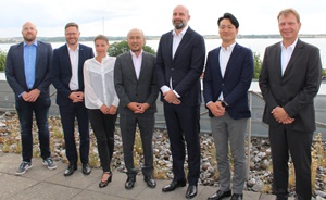 From left to right: Kasper Hammer, Alex Nielsen, Maria Iben Matthiesen, Hiroshi Matsuo, David Skov, Hiroaki Nagatomi, Tonny Møller NaMICPA Maersk Training