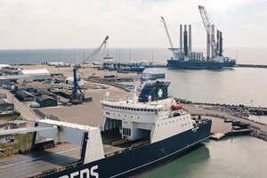Storage and shipping of foundations for Arcadis Ost 1 will be done from Port of Roenne Port of Roenne
