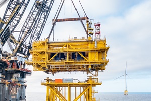 4,800 tonnes offshore platform of Seagreen offshore wind farm completed Seagreen topside 1