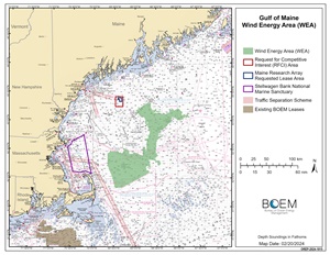 Gulf of Maine wind energy area Gulf of Maine WEA