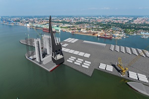 Klaipeda Port launched tender for the construction of an offshore wind marshalling harbour Klaipeda Port