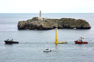 BlueSATH floating wind platform capsizes during storm BlueSATH deployment