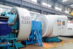 DEC’s first 7MW offshore typhoon-resistant wind turbine completed assembly DEW D7000 186