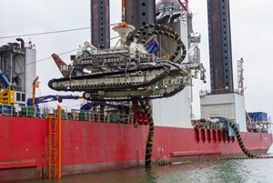 Van Oord is testing its Deep Dig-It trencher Van Oord is testing its Deep Dig-It trencher