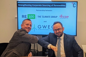 GWEC and RE100 join forces GWEC and RE100 join forces