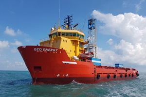 PDE Offshore’s survey vessel, MV Geo Energy is now fitted with Sonardyne’s Mini-Ranger 2 Ultra-Short BaseLine (USBL) system Sonardyne PDE Offshore MV Geo Energy