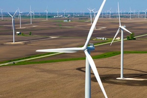 Fowler Ridge 1 wind farm installed in Indiana, USA bp folwer ridge wind farm