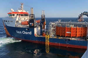 Van Oord’s cable-laying vessel Nexus Van Oord’s cable-laying vessel Nexus
