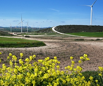 #52 GE Energy 3.8-130 turbines installed at Las Majas VI-B wind farm in Aragon, Spain (courtesy Victor Marina)